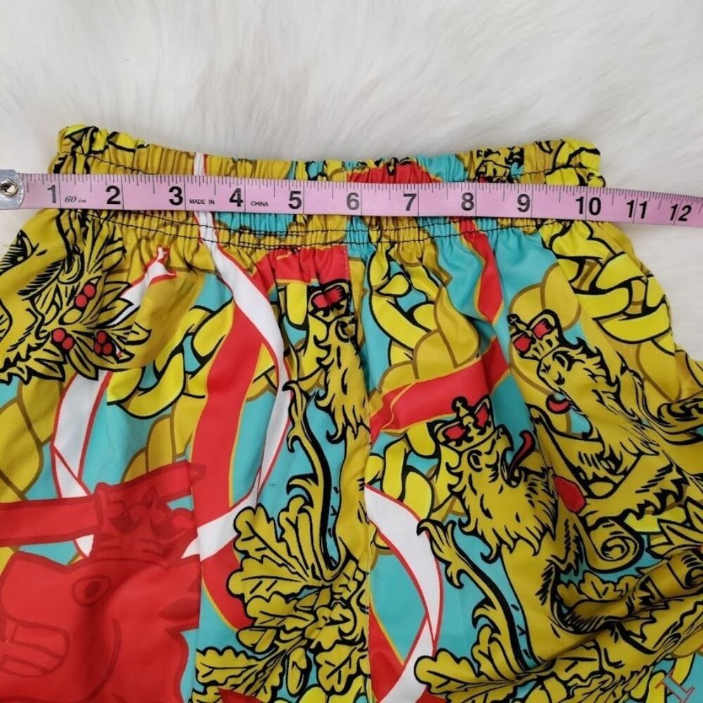 Baroque Bold Geometric Print Boys Elastic Waist shorts M - Picture 5 of 7